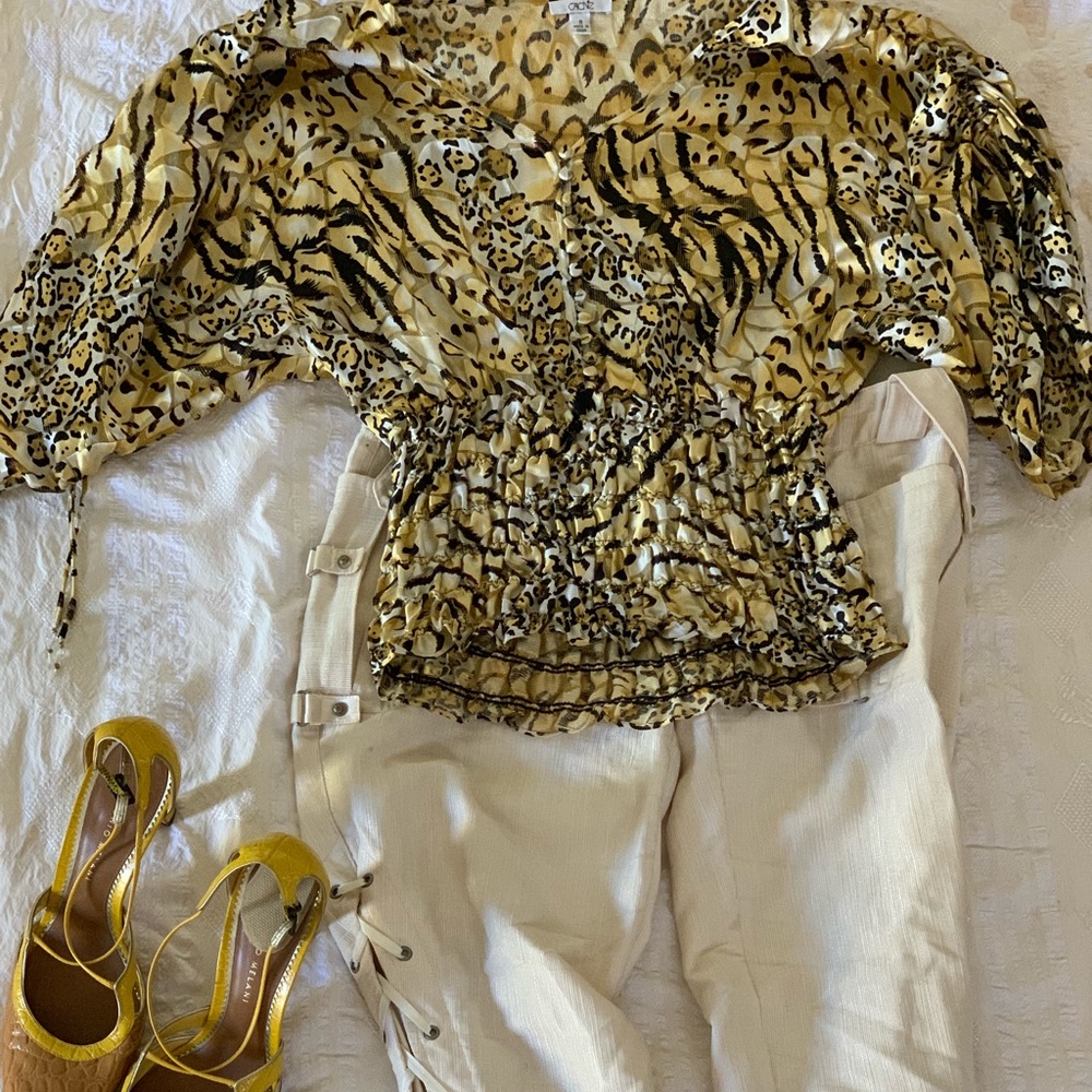 Cache leopard summer top